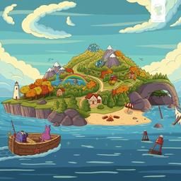 Обложка альбома "Adventure Island"